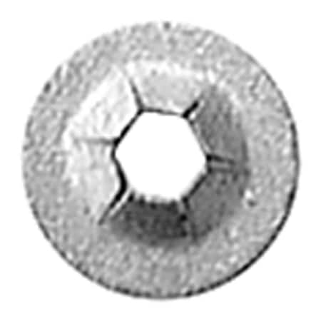 Auveco PUSH-ON RETAINER 3.2MM STUD 9.5MM OD -ZINC, 100PK 12118